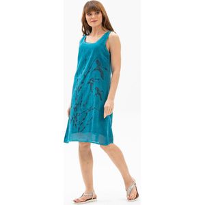 Aquatolia Woman Dress, Dames Jurk- Fidan Jurk - Turkoois / M