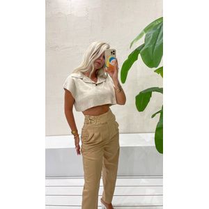 Broek Designed By Sirmaza/Beige/S