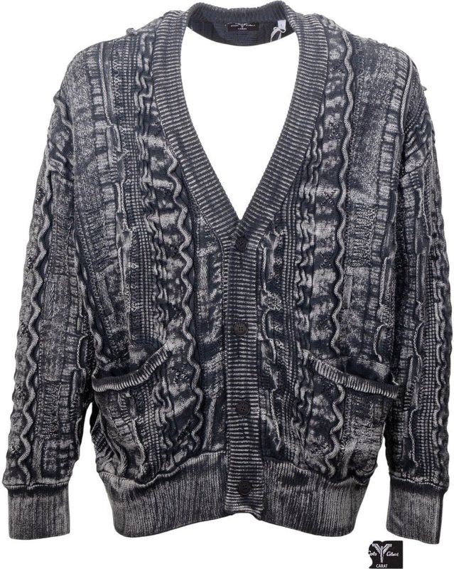 Carlo Colucci Heren Vest Zwart C11018/20