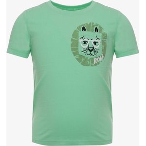 TwoDay jongens T-shirt met leeuw groen - Maat 92