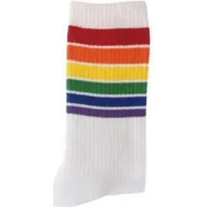 Pegada Old school gestreepte sportsokken - onze size- katoen - naadloos - sneakers - fashion - retro -