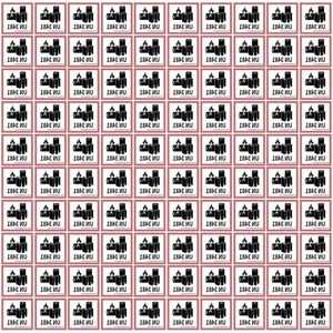 Lithium Ion Waarschuwingslabels UN3481 - 100 stuks - 100x100 Sticker - 4 ""x 4