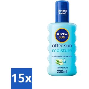 Nivea - Aftersun - Moisture Spray - 20 SPF - 200 ml - Bulkverpakking - 15 stuks