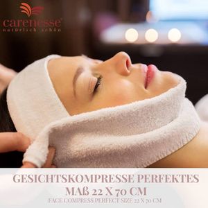 Mini-handdoeken voor gezichtsbehandelingen - hygiënisch en absorberend - set van 6 - katoen