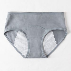 Verpakking van 4 stuks menstruatieondergoed voor dames, lekvrij maandverband, geschikt voor de periode na de bevalling, slips met een middelhoge taille,Legerorchidee-XXL
