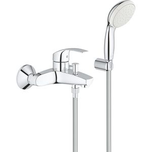 GROHE Eurosmart Badkraan - Met Doucheset - 15cm - Chroom - 3330220A