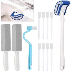 Natuurlijke Puimsteen voor WC - Eelt & Voetverzorging - Hypoallergene Puimsteen WC - Toilet - Oven Schoonmaak - Eeltverwijderaar - Voetenbad - 10 Toiletborstels - 2 Puimsteen