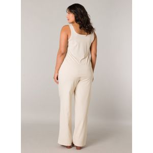 BASE LEVEL CURVY Yanne Tops - Light Beige - maat 2(50)