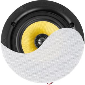 Power Dynamics KVCS6 HQ plafond speaker - IP44 buitenspeaker - Inbouw speaker 6.5 inch - Wit