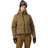 Helly Hansen - W Nora Short Puffy Jacket - Sepia Plad Print - Winterjas