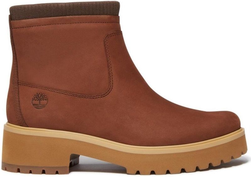 Timberland - CARNABY COOL MID WARM LINED BOOT - Dames Laarzen - Medium Brown Nubuck