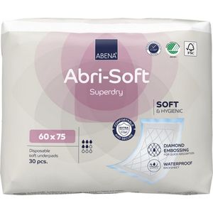 ABENA Abri-Soft SuperDry 60 x 75 cm - 1 pak van 30 stuks