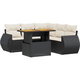 vidaXL-6-delige-Loungeset-met-kussens-poly-rattan-zwart