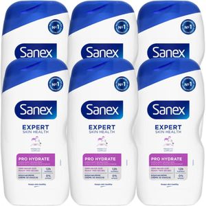 Sanex Douchegel – Expert Skin Health Pro Hydrate 6x400ml - Voordeelverpakking