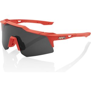 100% Speedcraft XS (extra small) Soft Tact Coral/ Smoke Lens + Clear Lens - 61005-068-57