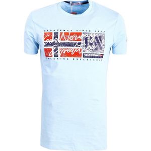 Geographical Norway Expedition Shirt Lichtblauw Jozep - L