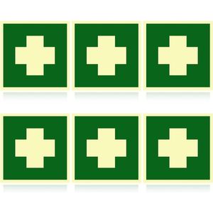 Allecto plus - EHBO-bordjes en stickers voor veiligheidsborden binnen en buiten - PVC - Verbanddoos - Reddingstehulp