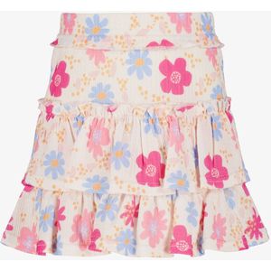 TwoDay meisjes rok met bloemenprint wit - Maat 92