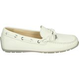 Sioux - CARMONA-701 - Instappers - Wit - Glad Leer - Rubber Zool