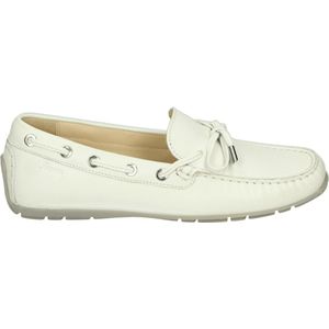 Sioux - CARMONA-701 - Instappers - Wit - Glad Leer - Rubber Zool