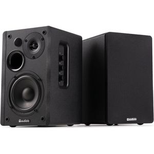 Audizio - KS01 - Boekenplank Speakers - Zwart - 80W - Bluetooth