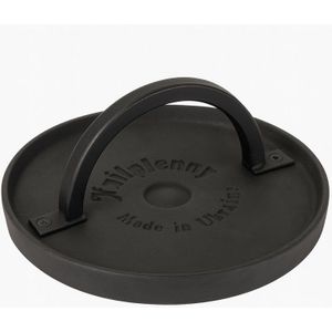 Maysternya - Gietijzeren Hamburgerpers - Zwart - Ø20 cm - Zware Burgerpers - 3,5 kg