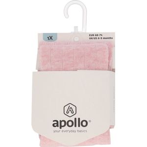 Apollo Maillot Rib Pink Melange maat 80/86