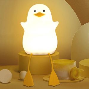 Kawaii Eenden Nachtlampje voor Kinderen - Schattige Draagbare Nachtverlichting voor Baby's, Peuters en Kinderen