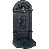fontein met kraan - 82,5 x 39 x 33 cm - buitenkraan - vrijstaand - met putje
