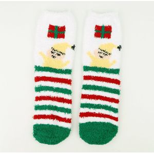 Warme herfst- en wintersokken - 28*8cm - Kerstsokken - Verdikte warme sokken Herfst- en wintersokken - Sokken voor thuis en slapen - Sokken tot halverwege de kuit - Sokken - Voeg een feestelijke kerstsfeer toe - Herfst- en winterbenodigdheden