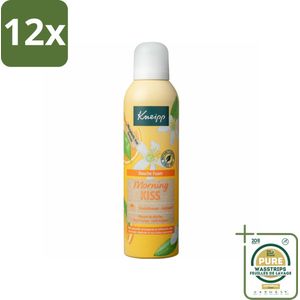 Kneipp - Douche schuim - Morning Kiss - Oranjebloesem - 200 ml - Voordeelverpakking - 12 stuks - Orangenbloesem - Verzorging