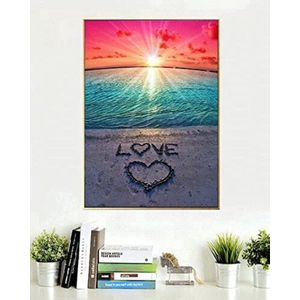 Go Go Gadget - Diamond Painting - Love Beach - 25 x 25 cm