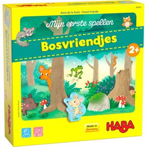 HABA kinderspel Mijn Eerste Spellen Bosvriendjes - Leer samenwerken en kleuren herkennen vanaf 2 jaar!