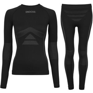 SNOCKS - Thermo Set - Thermoshirt & Thermobroek - Dames - Warm & Ademend