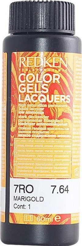Redken - Color Gels Lacquers 7RO - Haarkleuring - 60 ml