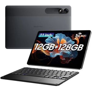 Blackview Tab 90 WiFi - Tablet - 128GB - 11 inch - Android 14 - 5G WiFi - 8200mAh - Octa core - met Toetsenbord - Grijs