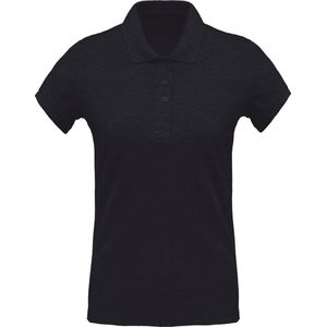 Kariban Dames/dames Organic Pique Polo Shirt (Franse Marine Heide)