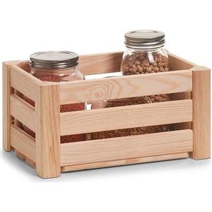 Zeller Houten kratje - 30 x 20 x 15 cm (S)