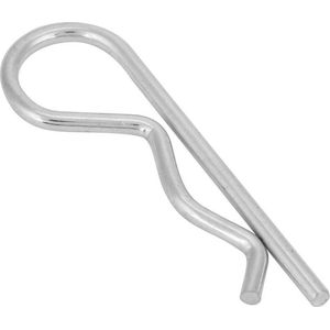 10 stuks zink b-type spalk tractor pin clips assortiment trekhaak - 3x60mm. .