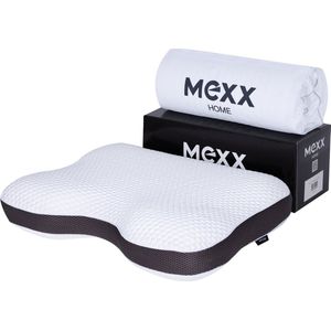 Mexx Premium - Anti-snurk hoofdkussen - traagschuim - ventilerend - anti-allergie - 54 cm x 40 cm x 12 cm