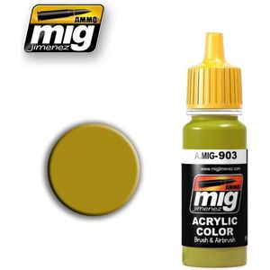 AMMO MIG 0903 Dark Yellow Light Base - Acryl Verf flesje