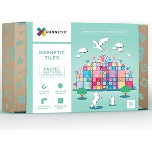 Connetix - Creative Pack Pastel 120 stuks - magnetisch constructiespeelgoed
