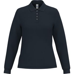 iDeal Basic Brand Dames piquépolo LSL IB223 - Ideal Navy - M