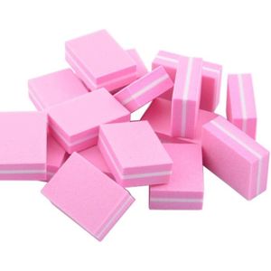 20 stuks buffer schuurblokken - nagelbufferblokken - polijstblok - dubbelzijdige spons - nagelvijl - manicure tool - slijpen van acrylnagels - natuurlijke gel voor gelnagels en acrylnagels