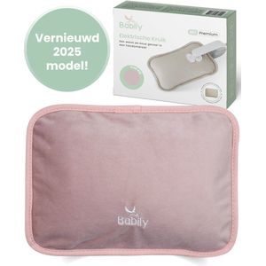 Babily - Elektrische Kruik - Oplaadbare Warmwaterkruik - Fluweelzachte Hoes