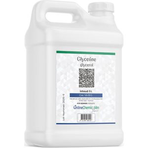 Glycerine - 5 L - Plantaardig - Zuiver 99.5% - Voor Zeep en Huidverzorging