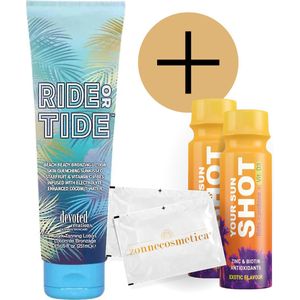 Devoted Creations - Ride or Tide + 2 Your Sun Shots + 2 Verfrissingsdoekjes