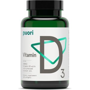Puori - D3 2500iu - Vitamine - 120 softgels