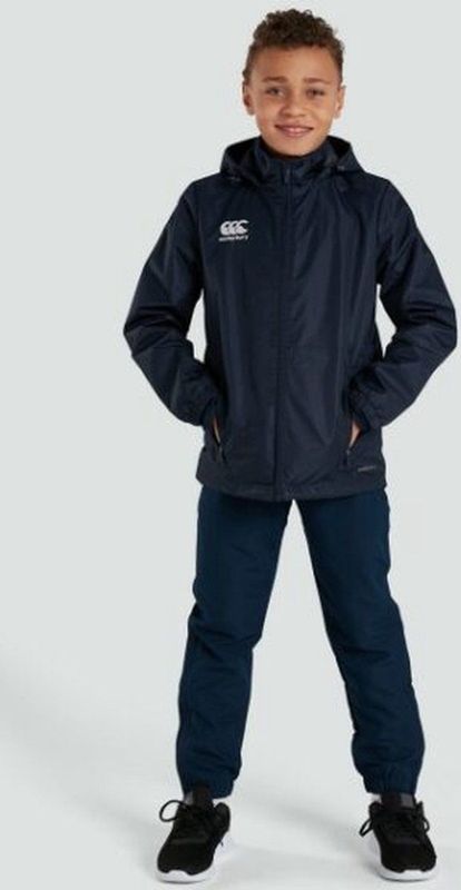 Club - Full Zip Rain Jacket - Navy - Junior