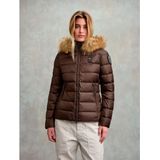 Blauervoor vrouwen. 25WBLDC03099 Arcadia wit gestreept jack arcadia wit (L), Casual, Polyamide